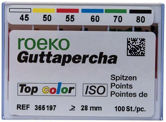 Image of ROEKO Guttapercha-Spitzen Top color Schiebeschachtel - Gr. 045-080 sortiert