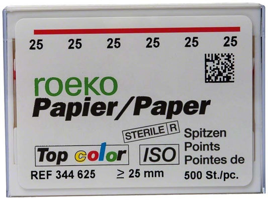 Image of ROEKO Papierspitzen Top color Vorratspackung Gr. 025 rot