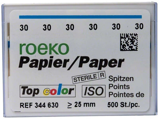 Image of ROEKO Papierspitzen Top color Vorratspackung Gr. 030 blau