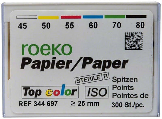Image of ROEKO Papierspitzen Top color Vorratspackung Gr. 045-080 sortiert