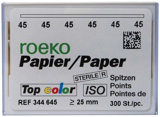 Image of ROEKO Papierspitzen Top color Vorratspackung Gr. 045 weiß