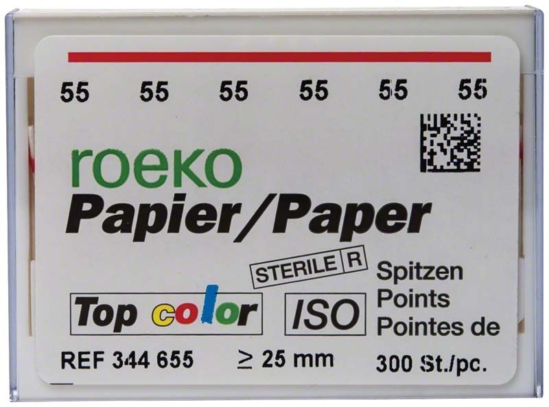 ROEKO Papierspitzen Topcolor Gr. 055 rot in Vorratspackung.