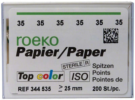 Image of ROEKO Papierspitzen Top color Normalpackung Gr. 035 grün