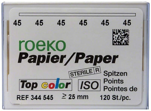 Image of ROEKO Papierspitzen Top color Normalpackung Gr. 045 weiß