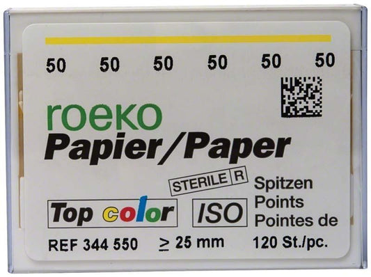 Image of ROEKO Papierspitzen Top color Normalpackung Gr. 050 gelb