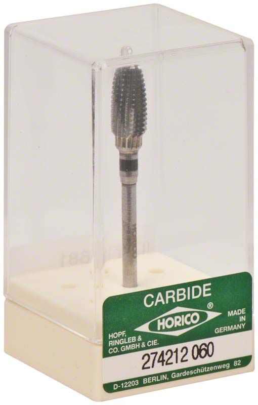 Hartmetallfräser 274 212 060 in transparenter Verpackung.