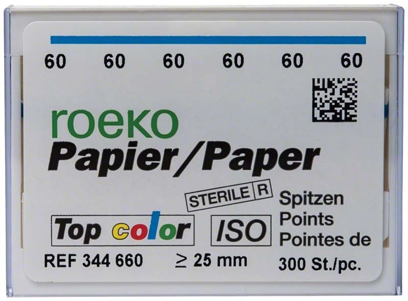 ROEKO Papierspitzen Top color Vorratspackung Gr. 060 blau, 300 Stück.