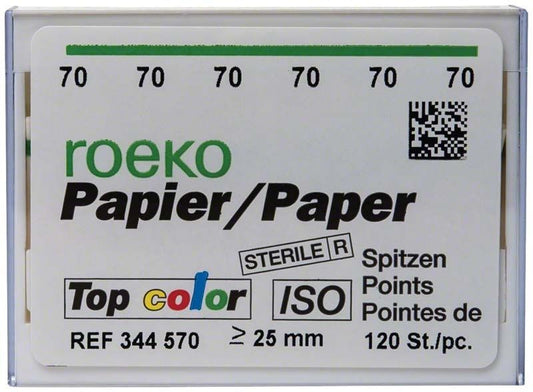 Image of ROEKO Papierspitzen Top color Normalpackung Gr. 070 grün