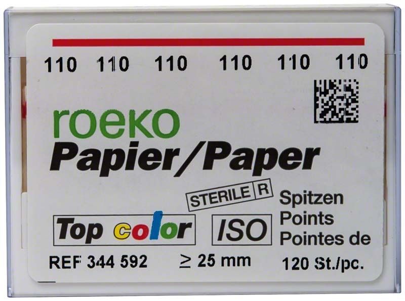 Image of ROEKO Papierspitzen Top color Normalpackung Gr. 110 rot