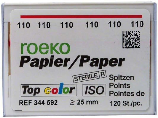 Image of ROEKO Papierspitzen Top color Normalpackung Gr. 110 rot
