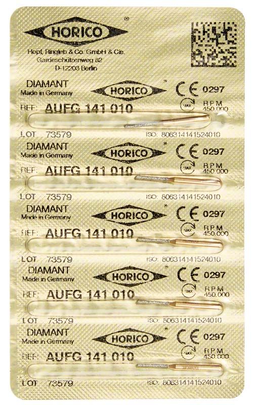 Verpackung von Löwenschleifer AuFG 141 010 mit Diamantbeschichtung.