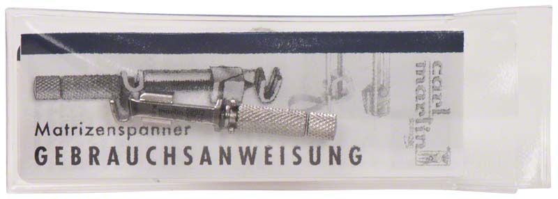 Matrizenspanner TOFFLEMIRE Junior in transparenter Verpackung.