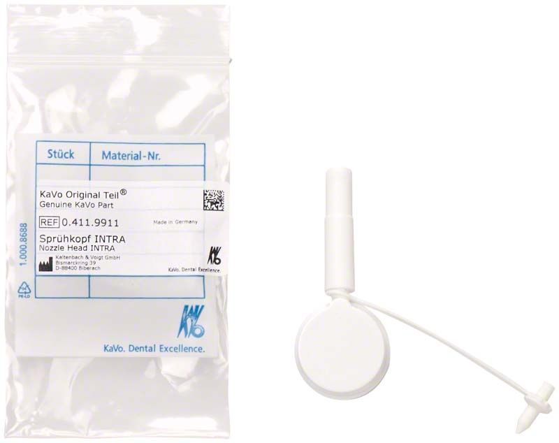 Sprühkopf INTRA von KaVo mit Verpackung und Produktdetails.