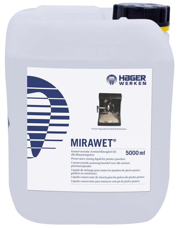 Mirawet® 5 Liter Anmischflüssigkeit von Medic-Star mit Etikett.