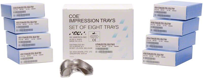 Image of COE® Stahl-Löffel unperforiert - Gesamtbogen Set mit 8 Löffeln