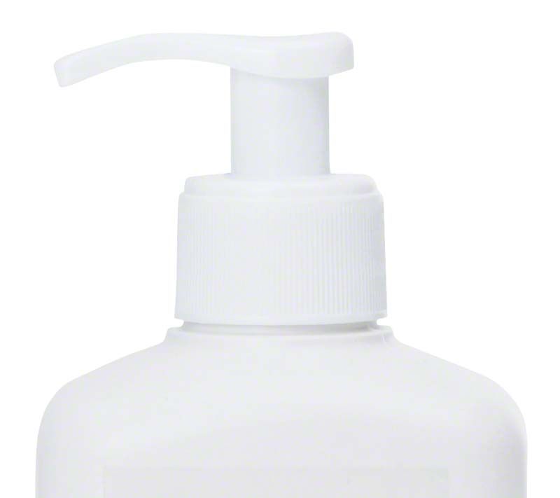 Dosierpumpe für 500ml Flaschen in weißer Farbe.