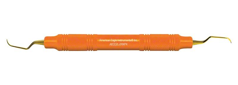 American Eagle XP Universalkürette Columbia mit goldfarbener, dünner Spitze.