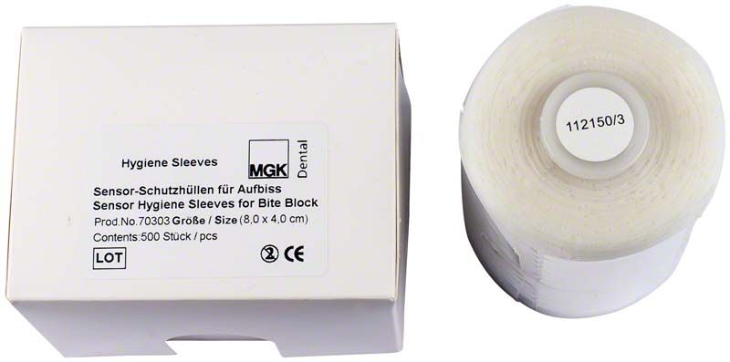 Hygiene-Schutzhüllen für Aufbiss mit Spenderbox und Rolle, 500 Stück.