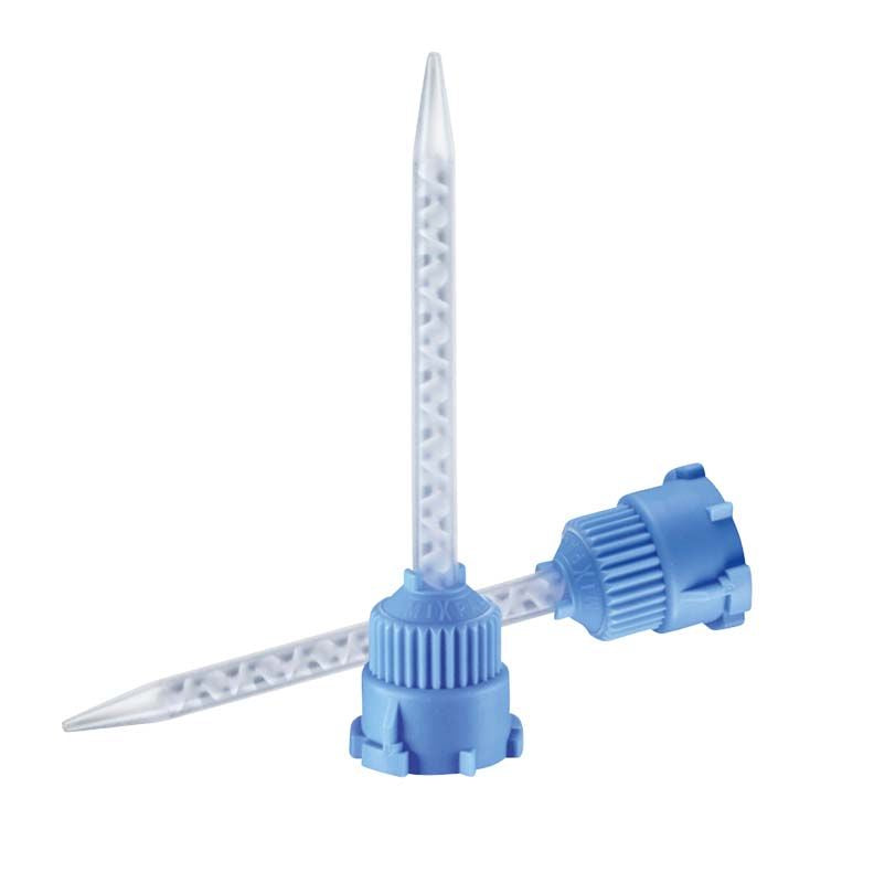 Mischkanülen 3,2mm blau von Medic-Star für Dentalanwendungen.