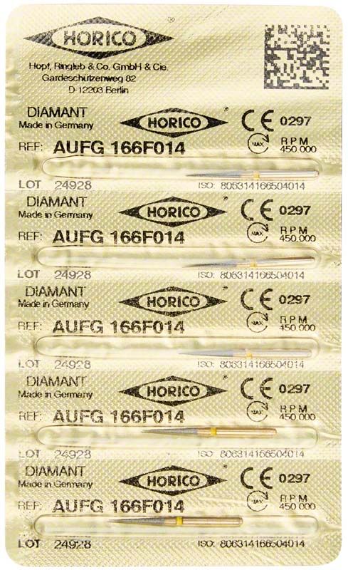 Verpackung von Löwenschleifer AuFG 166F 014 mit Diamantbeschichtung.