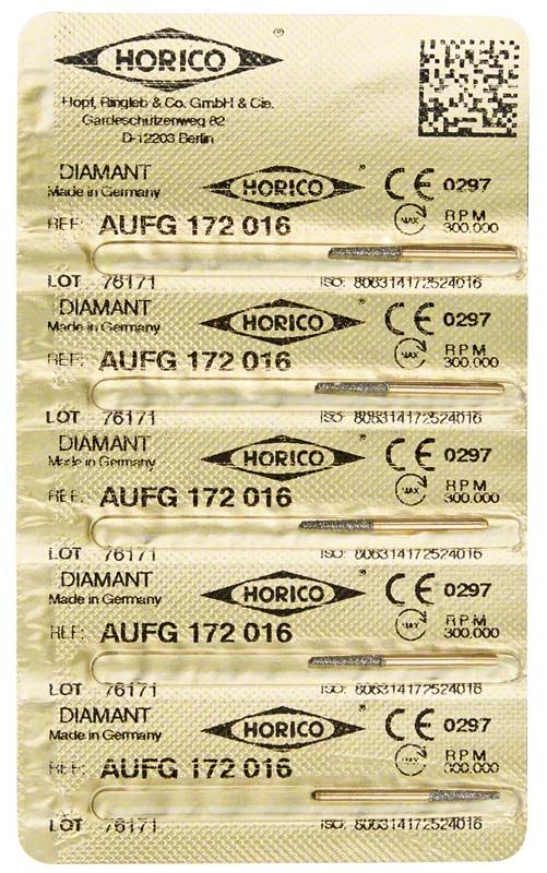 Verpackung von Löwenschleifer AuFG 172 016 mit Diamant-Beschichtung.