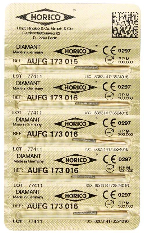 Verpackung von Löwenschleifer AuFG 173 016 mit CE-Kennzeichnung und Diamantbeschichtung.