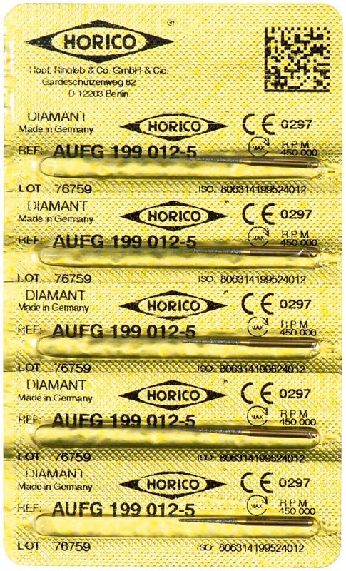 Verpackung der Löwenschleifer AuFG 199 012 Schleifinstrumente.