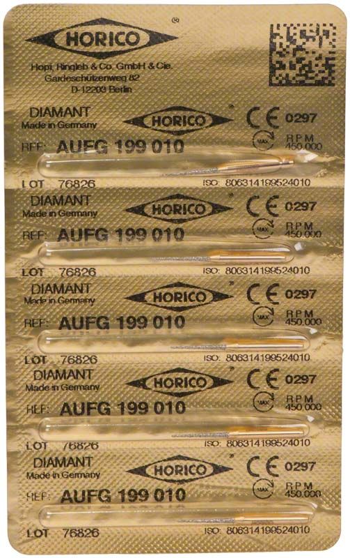 Verpackung von Löwenschleifer AuFG 199 010 mit Diamant-Schleifköpfen.