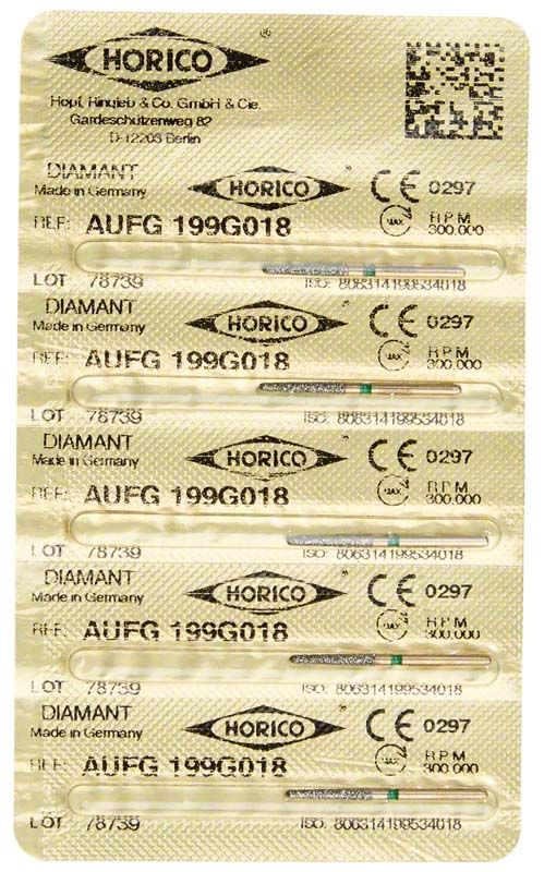 Verpackung von Löwenschleifer AuFG 199G 018 mit Diamantbeschichtung.