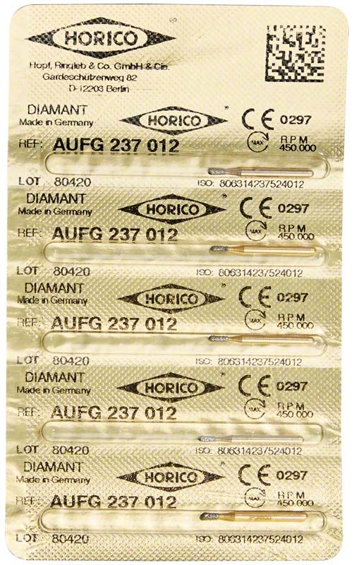 Verpackung von Löwenschleifer AuFG 237 012, diamantbeschichtet, CE-zertifiziert.