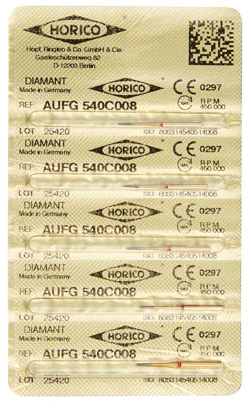 Verpackung von Löwenschleifer AuFG 540C 008 mit Diamantbeschichtung.