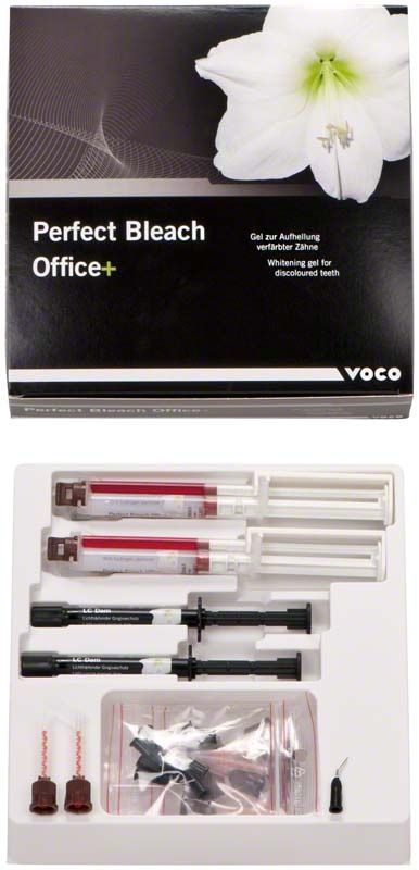 Perfect Bleach Office+ Set mit Spritzen und Gingivaschutz von Voco.