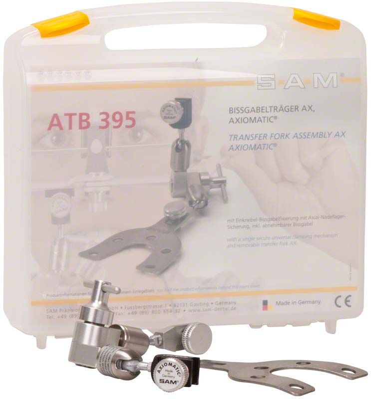 Bissgabelträger AXIOMATIC mit Verpackung für Transferbogen Axioquick.