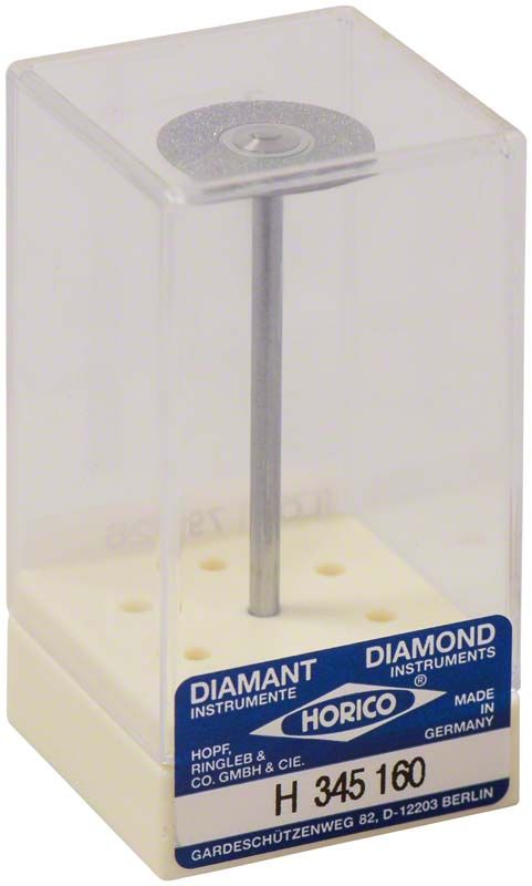 Diamantscheibe DIAFLEX® H 345 160 in transparenter Verpackung.