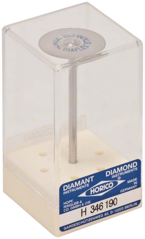 Diamantscheibe DIAFLEX® H 346 190 in transparenter Verpackung.