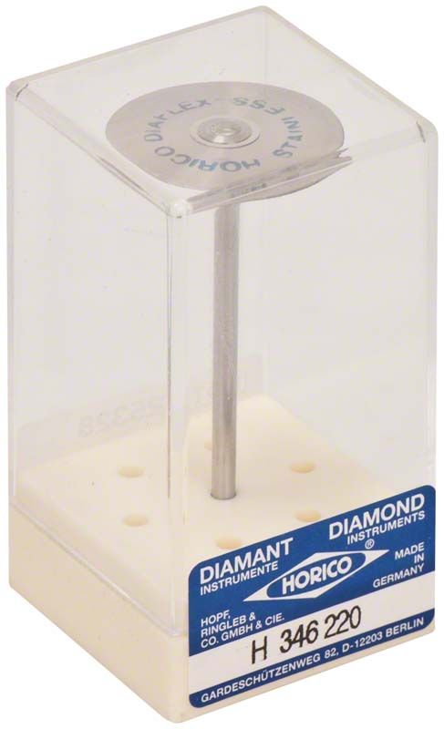 DIAFLEX® Diamantscheibe H 346 220 in transparenter Verpackung.
