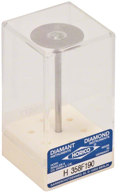 Diamantscheibe DIAFLEX® H 358F 190 in transparenter Verpackung.