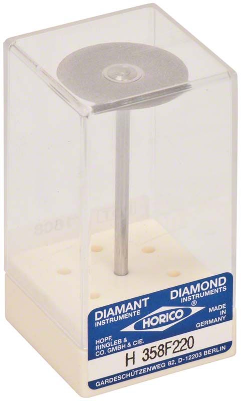 Diamantscheibe DIAFLEX® H 358F 220 in transparenter Verpackung.