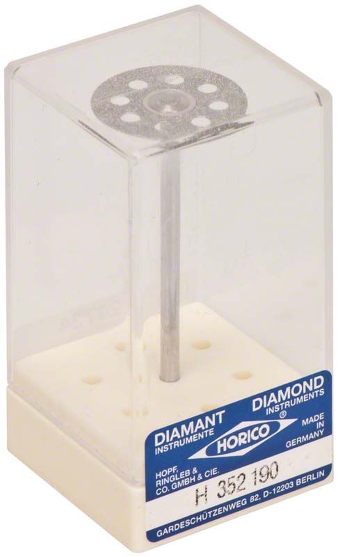 DIAFLEX®-Transvident Diamantscheibe H 352 190 in transparenter Verpackung.