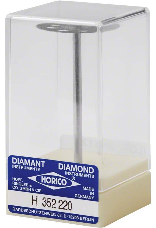 DIAFLEX®-Transvident Diamantscheibe H 352 220 in transparenter Verpackung.