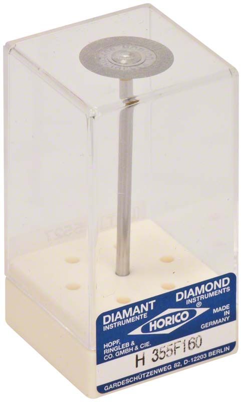 Diamantscheibe SUPERDIAFLEX® 355F 160 in transparenter Verpackung.