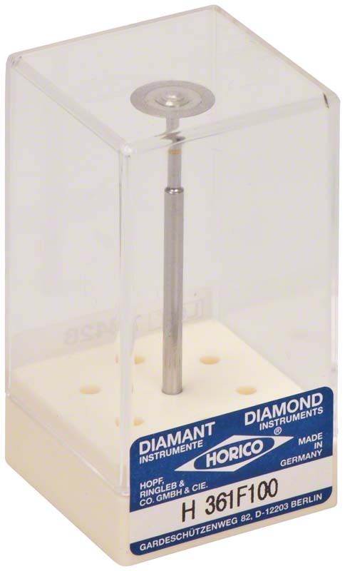 Diamantscheibe flexibel H 361 F 100 in transparenter Verpackung.
