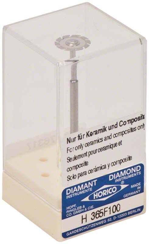 Diamantscheibe SUPERDIAFLEX® H 365F 100 in transparenter Verpackung.