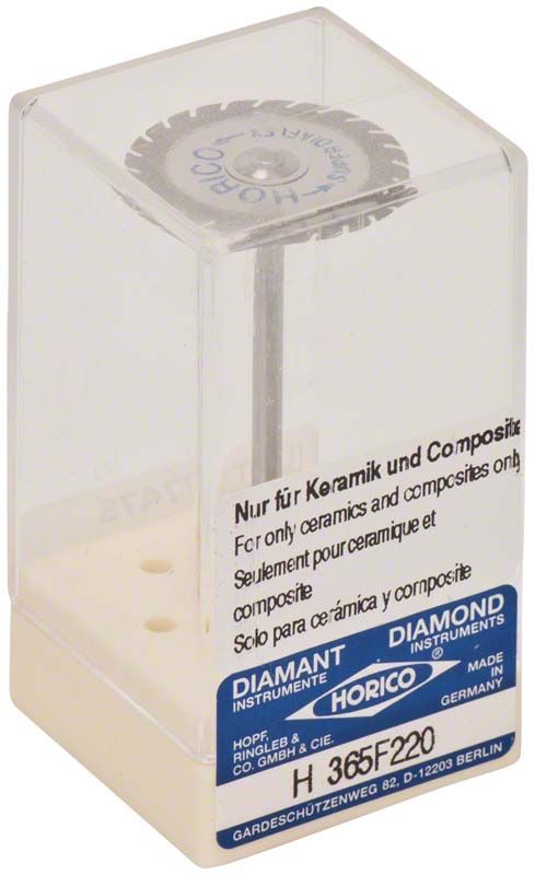 Diamantscheibe SUPERDIAFLEX® H 365F 220 in Kunststoffverpackung.