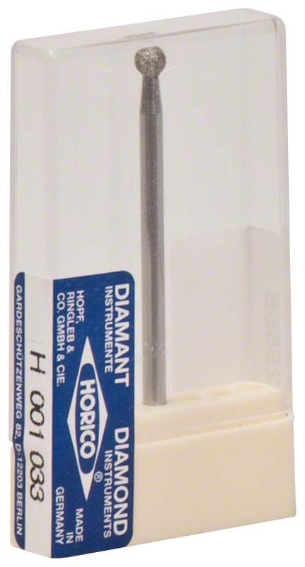 Diamantbohrer H 001 033 in transparenter Verpackung.