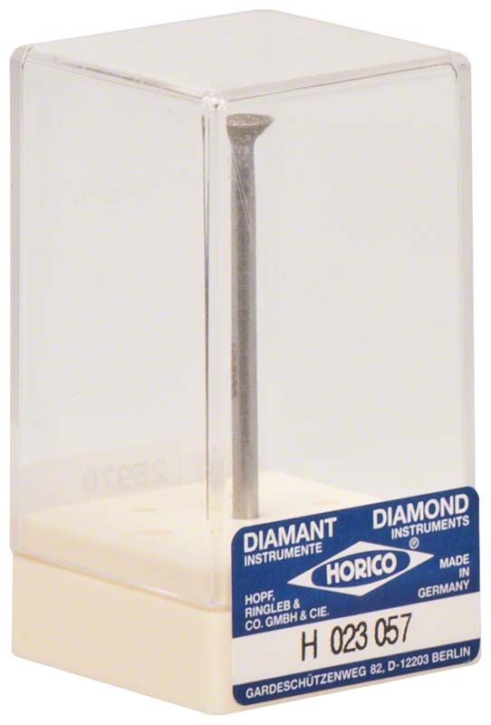 Diamantschleifer H 023 057 in transparenter Verpackung.