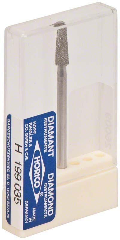 Diamantinstrument H 199 035 in transparenter Kunststoffverpackung.