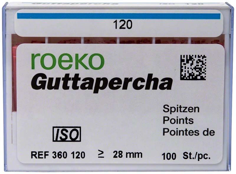 ROEKO Guttapercha-Spitzen rosa in Schiebeschachtel, ISO-Größe 120.