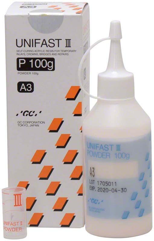 Unifast III Pulver A3 100g Flasche mit Verpackung.