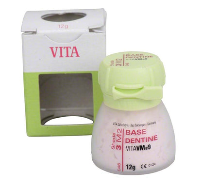 VITA VM9 3D Base Dentin 12g 3M2 Keramikpulver in Verpackung.
